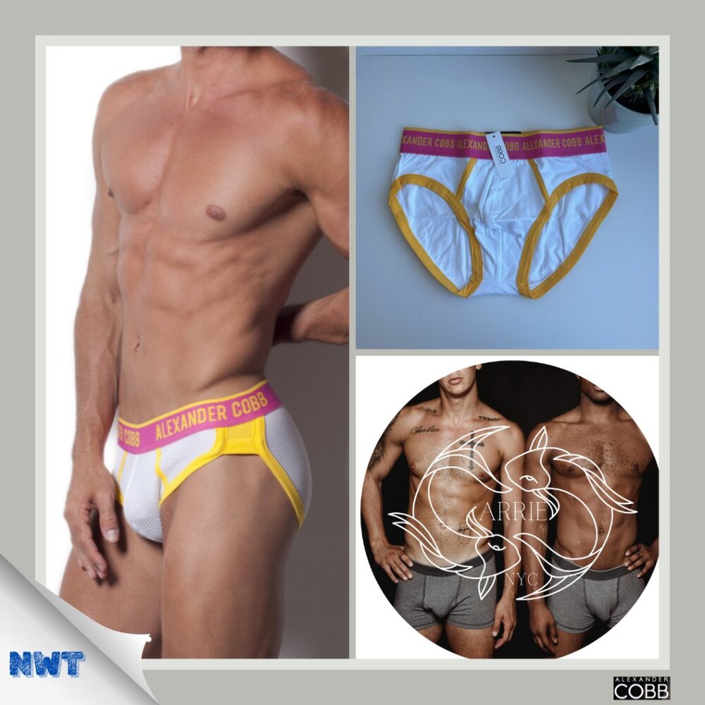 Alexander Cobb - Slip Brief - White (S)